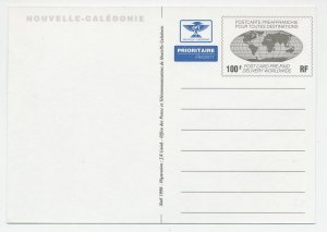 Postal stationery New Caledonie 1996 Snowman / Sandman - Christmas - Shells - Pa