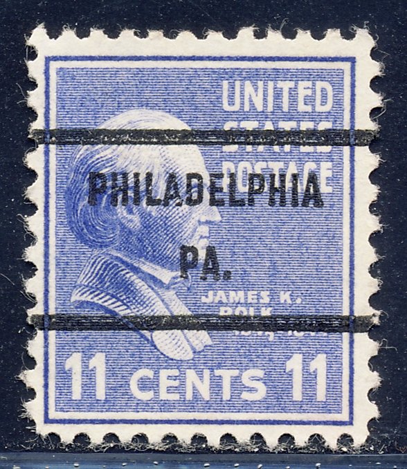 Philadelphia PA, 816-71 Bureau Precancel, 11¢ Polk