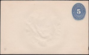 MEXICO Early postal stationery envelope - unused...........................a4597