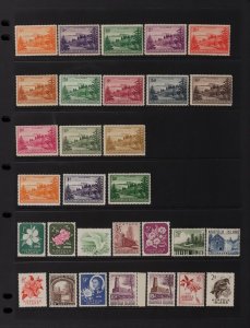 NORFOLK ISLAND 1947-65 MNH ** pre-decimal collection. SG cat £160+. (60)