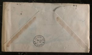 1939 London England First Flight Transatlantic Cover To Peekskill NY USA