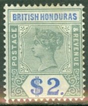 JS: British Honduras 56 mint CV $150