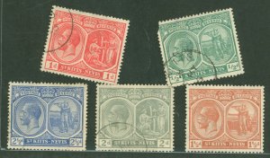 St. Kitts-Nevis #24-8  Single (Complete Set) (King)