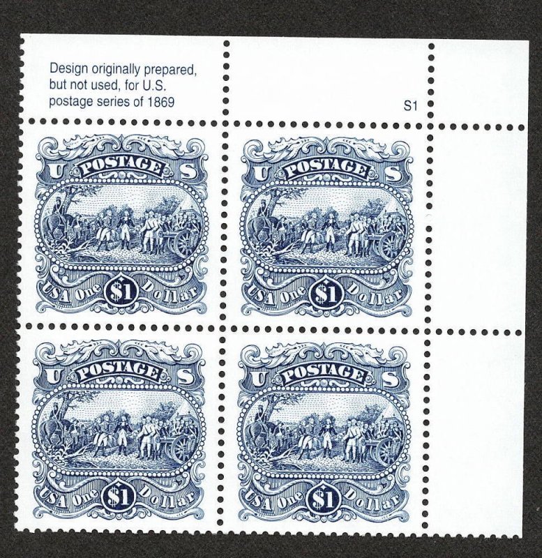 PL378 # 2590 MNH Plate Block of 4 UR  #S1