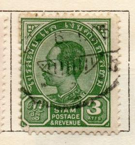 Siam Thailand 1900-04 Early Issue Fine Used 3a. 181491