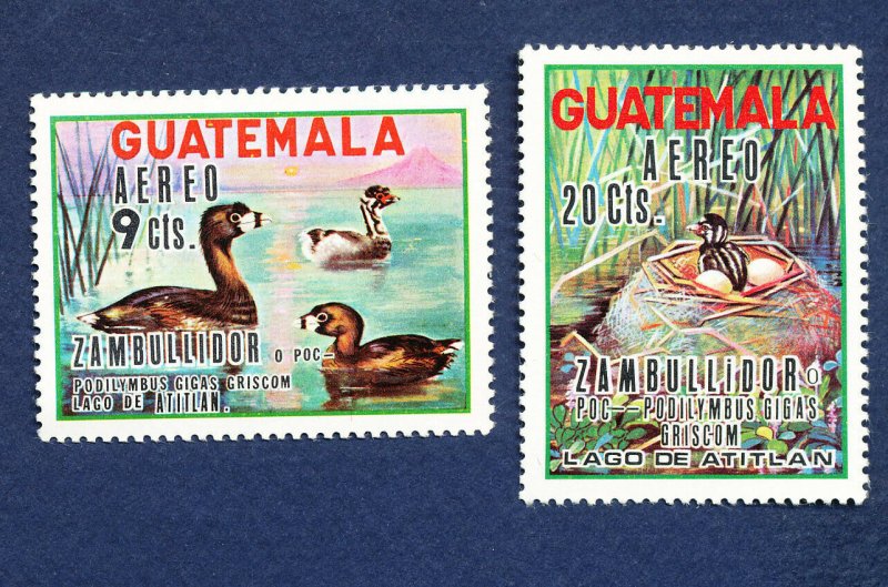 GUATEMALA  - Scott C448-C449 -FVF  MNH   - BIRDS - 1970