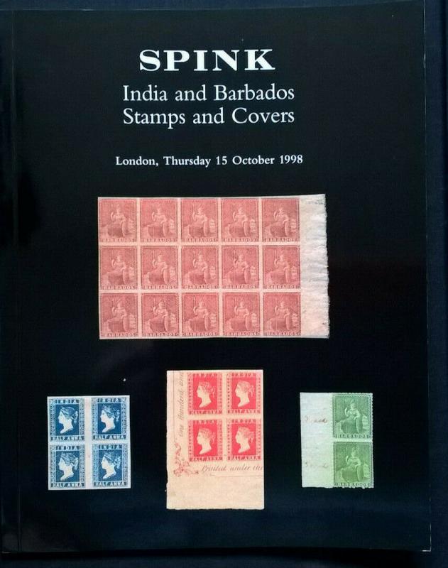 Auction Catalogue Classic INDIA & BARBADOS Stamps Covers