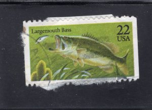 2207 Fish, used on paper