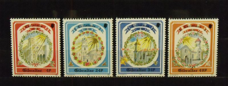 15680   GIBRALTAR   MNH # 622, 623, 624, 625             CV$ 6.35