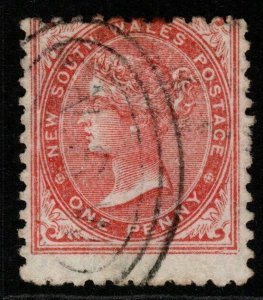 NEW SOUTH WALES SG223f 1902 1d SCARLET p11x12 USED