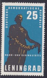 German Dem Rep # 715 Siege of Lenningrad Monument NH 1/2 Cat