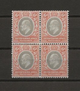 NYASALAND 1903/4 SG 62aw MINT Block Cat £900