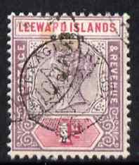 Leeward Islands 1897 QV Diamond Jubilee 1d fine used, SG10