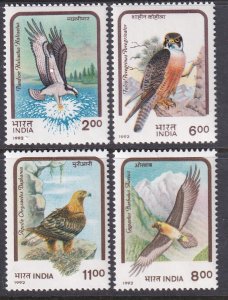 India 1433-1436 Birds MNH VF