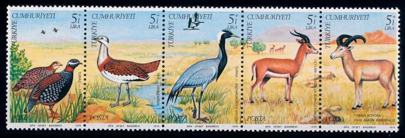 [66372] Turkey 1979 Birds Gazelle  MLH