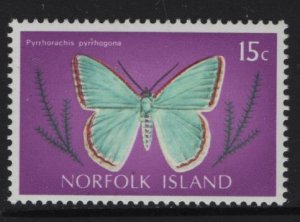 NORFOLK ISLANDS, 207, 209 MNH BUTTERFLIES