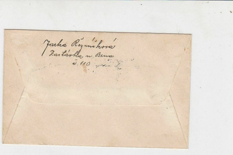 Czechoslovakia 1933 Souvenir Stamps Brno Cancels Cover Ref 23866