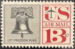 Scott #C62 1961 13¢ Liberty Bell MNH OG VF