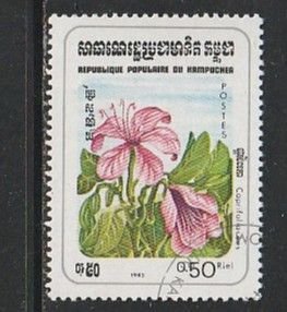 1983 Cambodia - Sc 435 - used VF - 1 single - Flowers