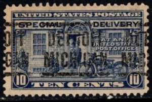 1922 US Scott #- E12 10 Cents Special Delivery Precancel Detroit Michigan Used