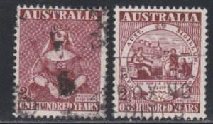 Australia # 228-229, First Stamp Designs, Used, 1/2 Cat.