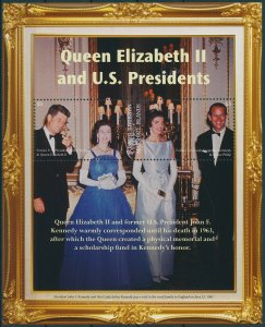 Marshall Isl 2021 MNH Queen Elizabeth II Stamps US Presidents JFK Kennedy 2v M/S 