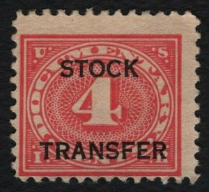 #RD3 4c Stock Transfer, Used [30] **ANY 5=FREE SHIPPING**