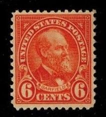 USA 638 MNH VF+ Bright Fresh Color Red Orange