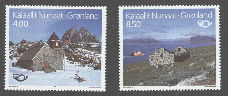 Greenland #259-260  Single (Complete Set)