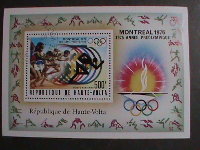 Upper Volta Stamp-1976  OLYMPIC GAMES-MONTREAL'76 CTO MNH-S/S SHEET