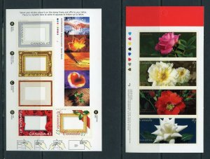 CANADA 2001 SELECTION OF MINT NEVER HINGED STAMPS AND SOUVENIR SHEETS FACE 31.58