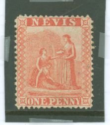 Nevis #14a Unused Single