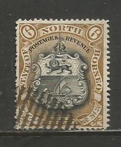 North Borneo    #84  Used  (1897)  c.v. $0.50