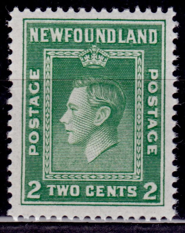 Newfoundland, 1938, King George VI, 2c, Scott# 245, MNH