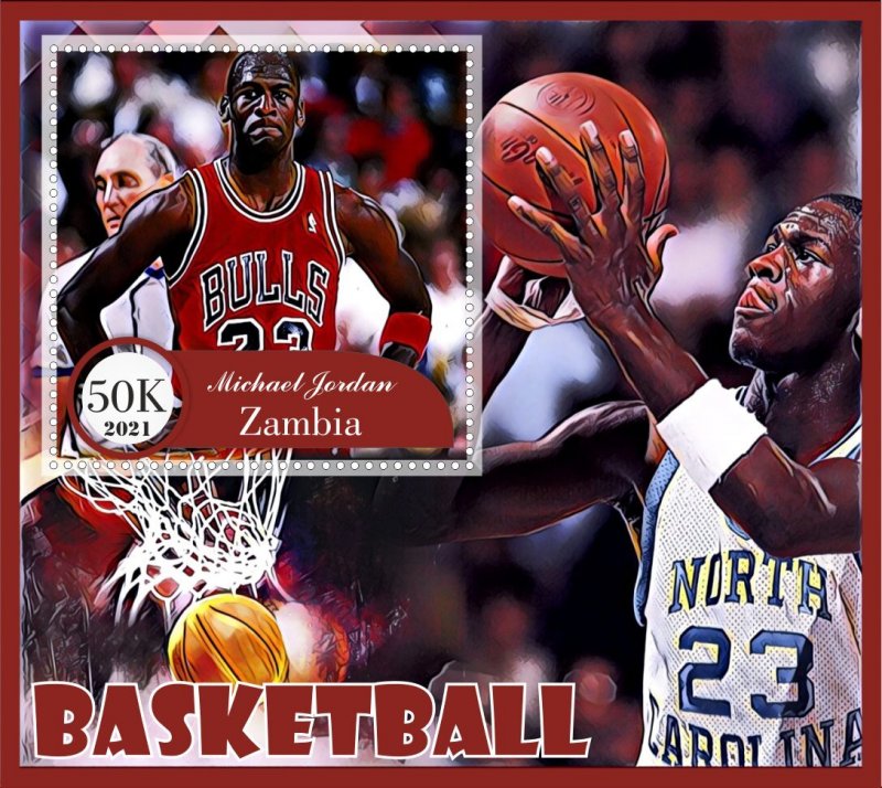 Stamps. Basketball  6 sheets perf Zambia MNH **