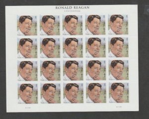 U.S. Scott #4494 Ronald Reagan Stamps - Mint NH Sheet - ML Plate