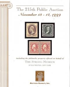 The 215th Public Auction - Including the Philatelic Prope...