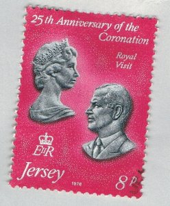 Jersey 195 Used Elizabeth II Portraits 1 1978 (BP64913)