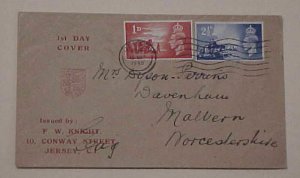 JERSEY FDC 1948 CACHETED