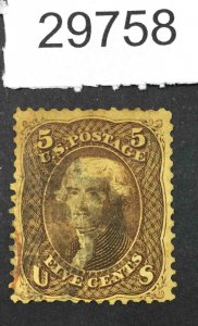 US STAMPS  #76 USED LOT #29758