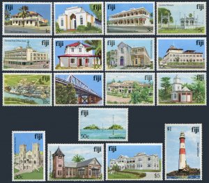 Fiji 409-425, 17 stamps, MNH. Mi 399-415. Famous Houses of Fiji.1979. Lighthouse