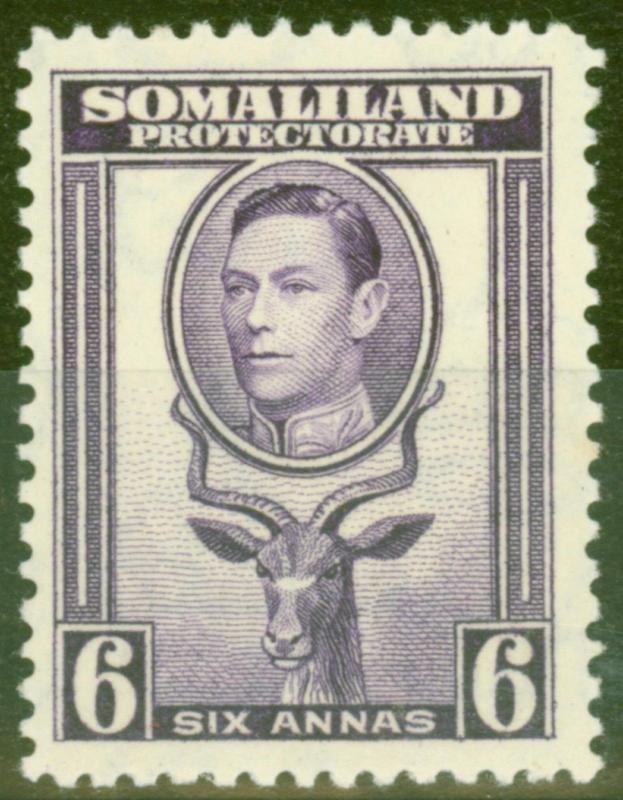 SOMALILAND 1938 6A violette sg98 Fine MNH