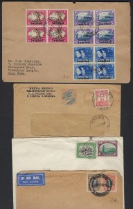 SOUTH AFRICA 1930s 50s SOUTHERN RHODESIA SWAZILAND SWA 8 COVERS INCLUDING 1926