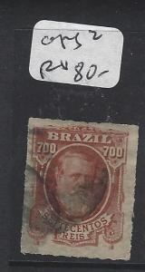   BRAZIL (PP1702B) DOM PEDRO 700R SC 76   VFU   COPY 2