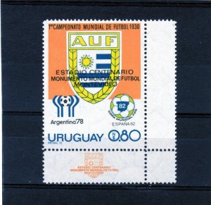 Uruguay 1979 Sc# 1041 World Cup Argentina '78 Spain'82 (1) MNH