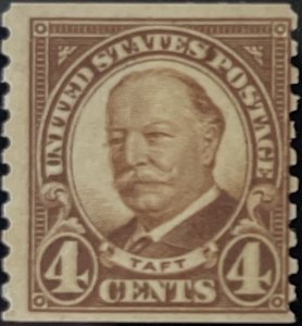 Scott #687 1930 4¢ William Howard Taft perf. 10 vertically MNH OG