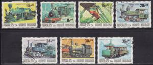 Guinea-Bissau 619-625  Trains 1984