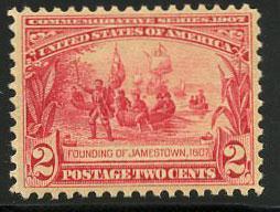 US Scott #329 Mint VF/XF, NH