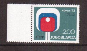 Yugoslavia   #1136  MNH  1973   table tennis