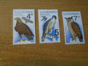 Slovakia  #  184-86   MNH   Birds